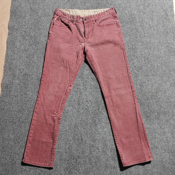 Bullhead Dillon Skinny Men's Jeans Denim Plum Red Size 32x30 - Picture 1 of 8